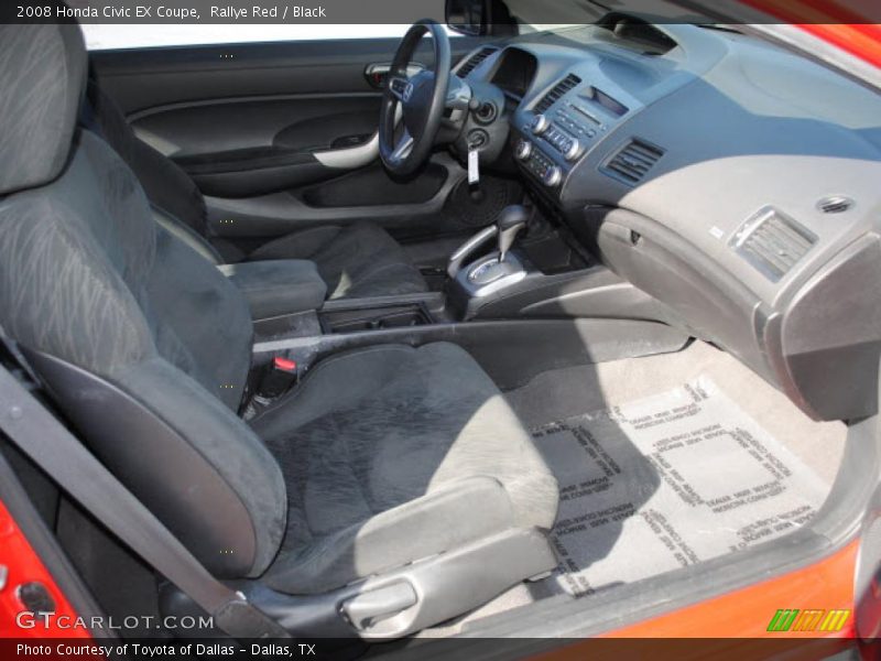 Rallye Red / Black 2008 Honda Civic EX Coupe