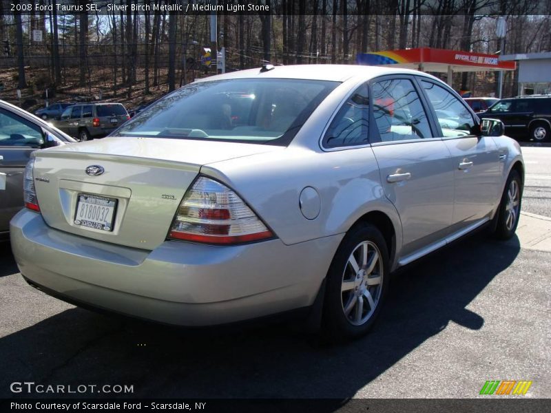 Silver Birch Metallic / Medium Light Stone 2008 Ford Taurus SEL