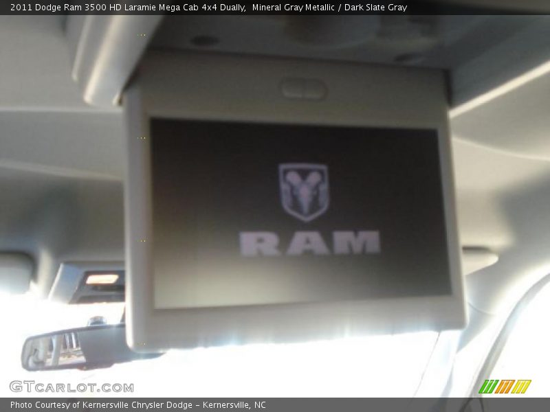 Mineral Gray Metallic / Dark Slate Gray 2011 Dodge Ram 3500 HD Laramie Mega Cab 4x4 Dually