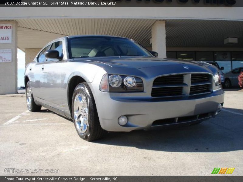 Silver Steel Metallic / Dark Slate Gray 2007 Dodge Charger SE