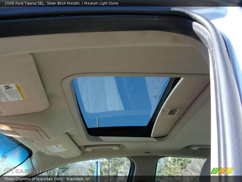 Silver Birch Metallic / Medium Light Stone 2008 Ford Taurus SEL