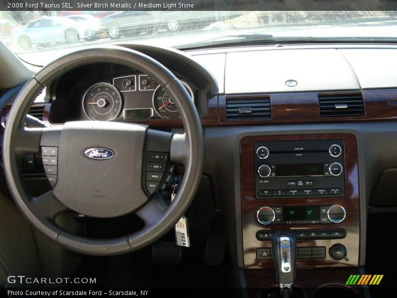 Silver Birch Metallic / Medium Light Stone 2008 Ford Taurus SEL