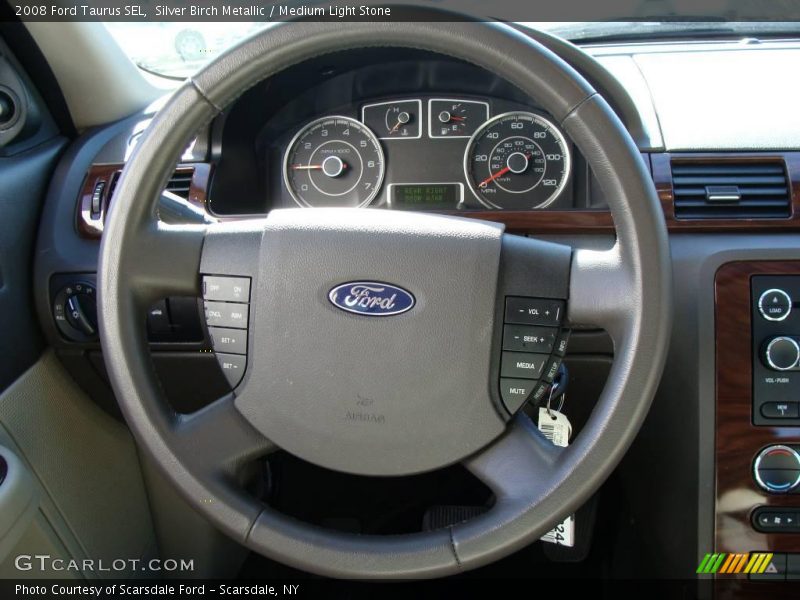 Silver Birch Metallic / Medium Light Stone 2008 Ford Taurus SEL