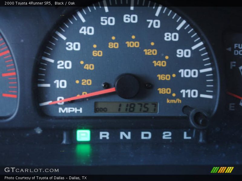 Black / Oak 2000 Toyota 4Runner SR5