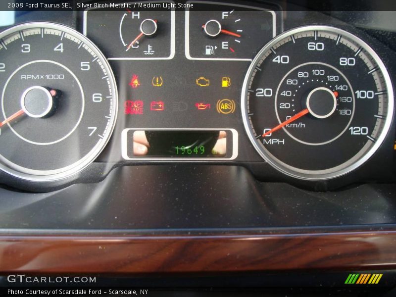 Silver Birch Metallic / Medium Light Stone 2008 Ford Taurus SEL