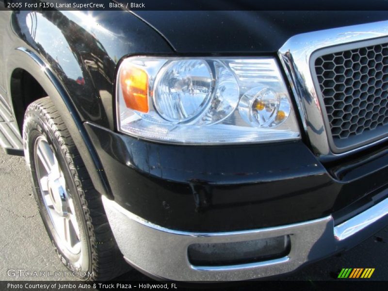 Black / Black 2005 Ford F150 Lariat SuperCrew