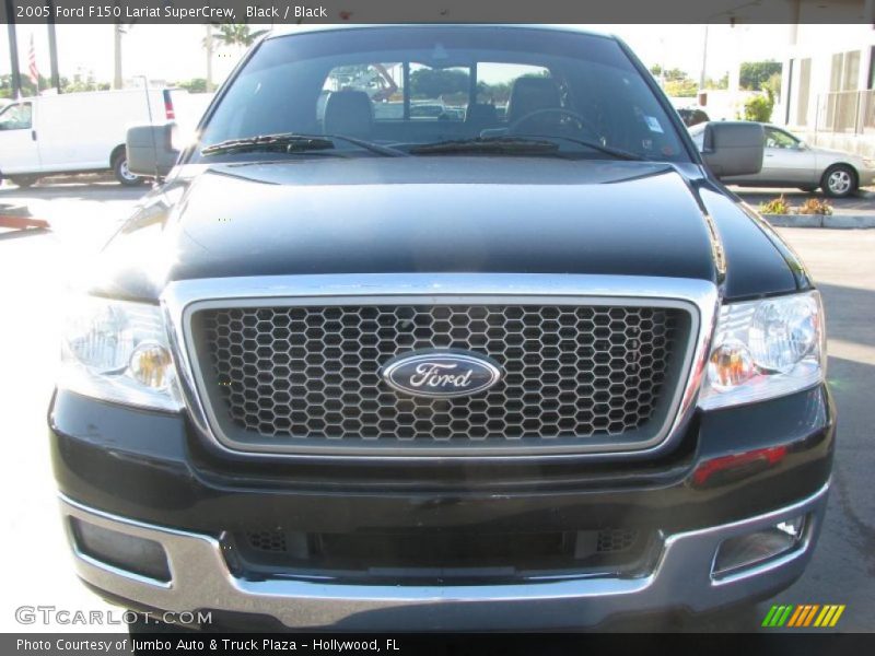 Black / Black 2005 Ford F150 Lariat SuperCrew