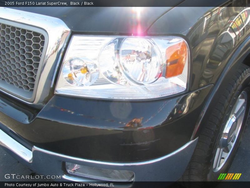 Black / Black 2005 Ford F150 Lariat SuperCrew