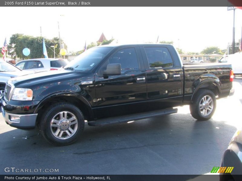 Black / Black 2005 Ford F150 Lariat SuperCrew