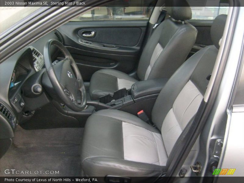 Sterling Mist / Black 2003 Nissan Maxima SE