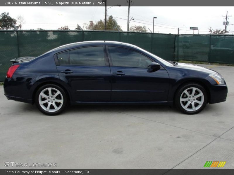 Majestic Blue Metallic / Frost 2007 Nissan Maxima 3.5 SE