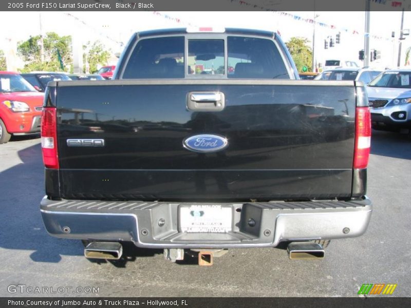 Black / Black 2005 Ford F150 Lariat SuperCrew