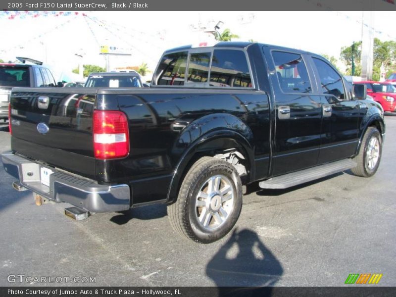 Black / Black 2005 Ford F150 Lariat SuperCrew