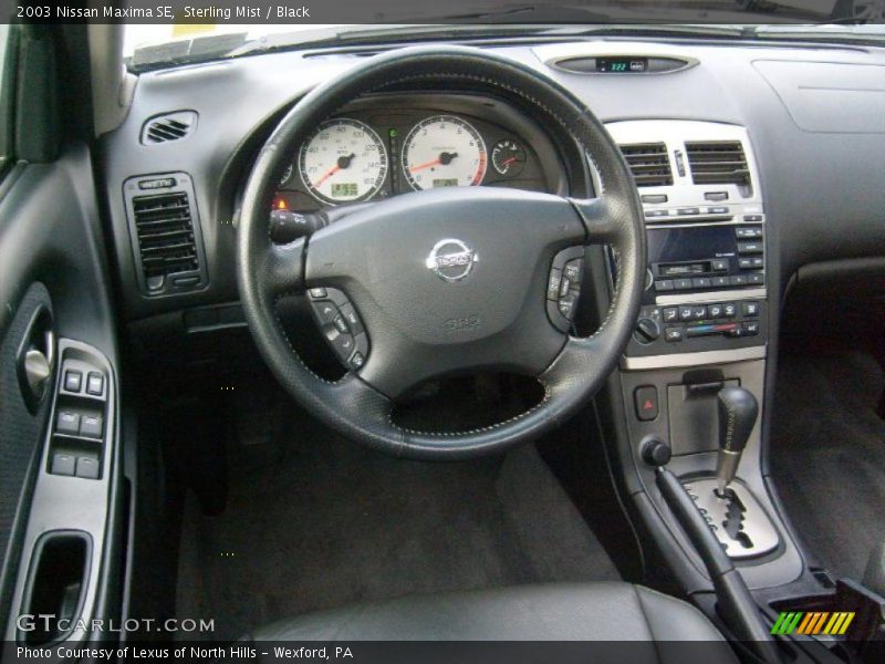 Sterling Mist / Black 2003 Nissan Maxima SE