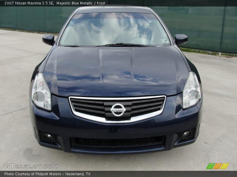 Majestic Blue Metallic / Frost 2007 Nissan Maxima 3.5 SE