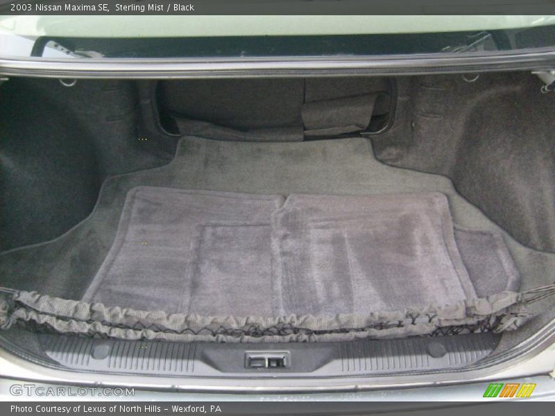 Sterling Mist / Black 2003 Nissan Maxima SE