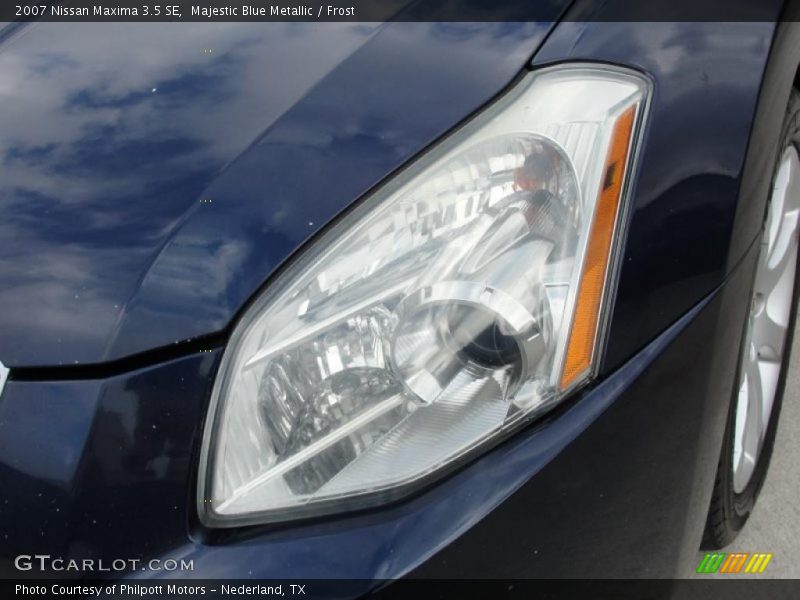 Majestic Blue Metallic / Frost 2007 Nissan Maxima 3.5 SE