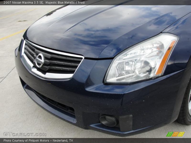 Majestic Blue Metallic / Frost 2007 Nissan Maxima 3.5 SE