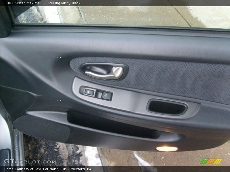 Sterling Mist / Black 2003 Nissan Maxima SE