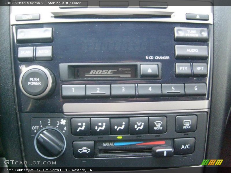 Sterling Mist / Black 2003 Nissan Maxima SE