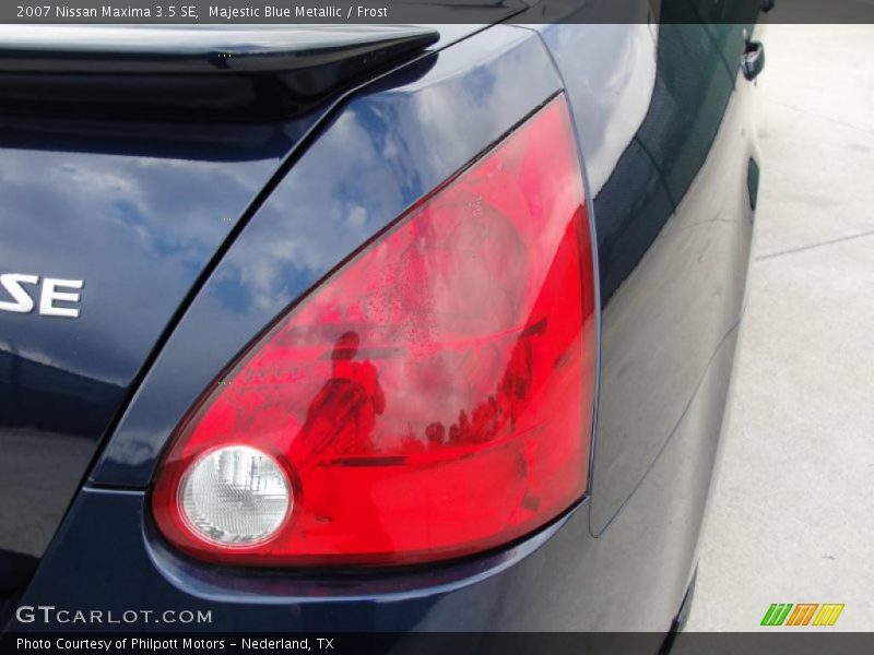 Majestic Blue Metallic / Frost 2007 Nissan Maxima 3.5 SE