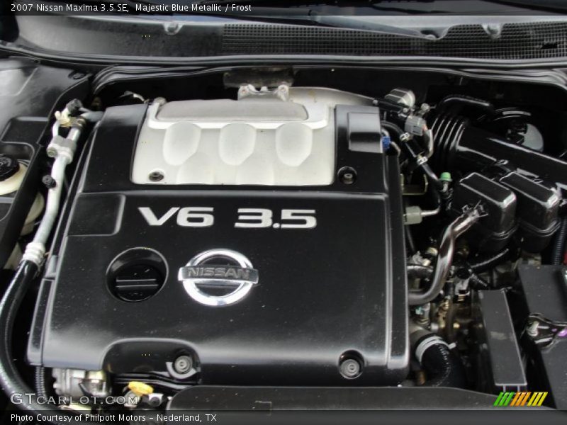 Majestic Blue Metallic / Frost 2007 Nissan Maxima 3.5 SE