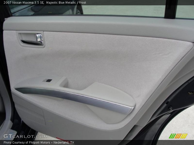 Majestic Blue Metallic / Frost 2007 Nissan Maxima 3.5 SE