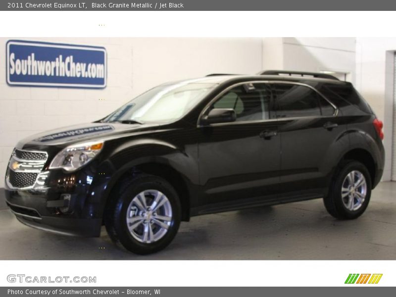 Black Granite Metallic / Jet Black 2011 Chevrolet Equinox LT