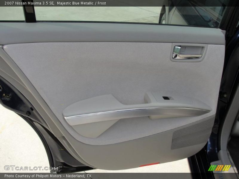 Majestic Blue Metallic / Frost 2007 Nissan Maxima 3.5 SE