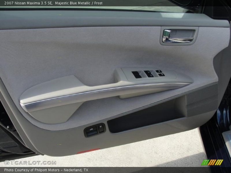 Majestic Blue Metallic / Frost 2007 Nissan Maxima 3.5 SE