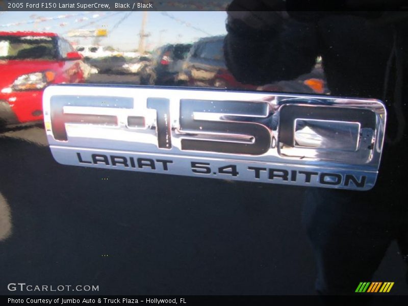 Black / Black 2005 Ford F150 Lariat SuperCrew
