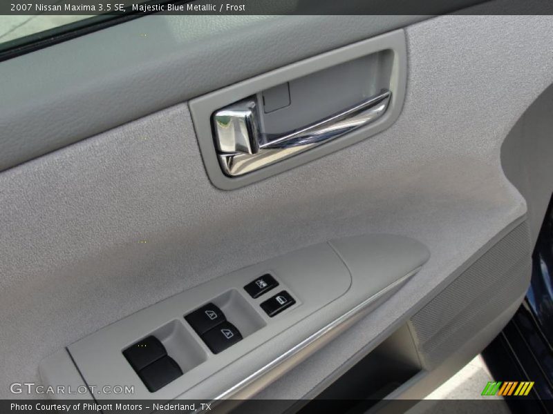 Majestic Blue Metallic / Frost 2007 Nissan Maxima 3.5 SE