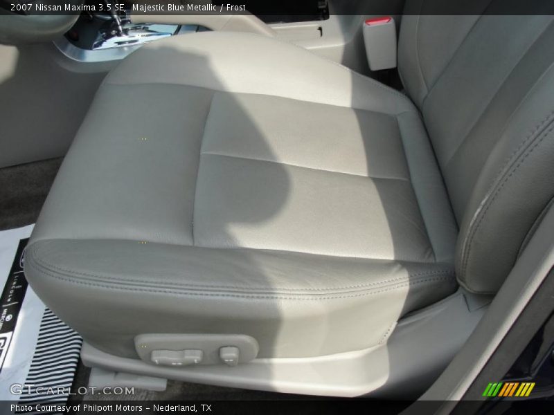 Majestic Blue Metallic / Frost 2007 Nissan Maxima 3.5 SE