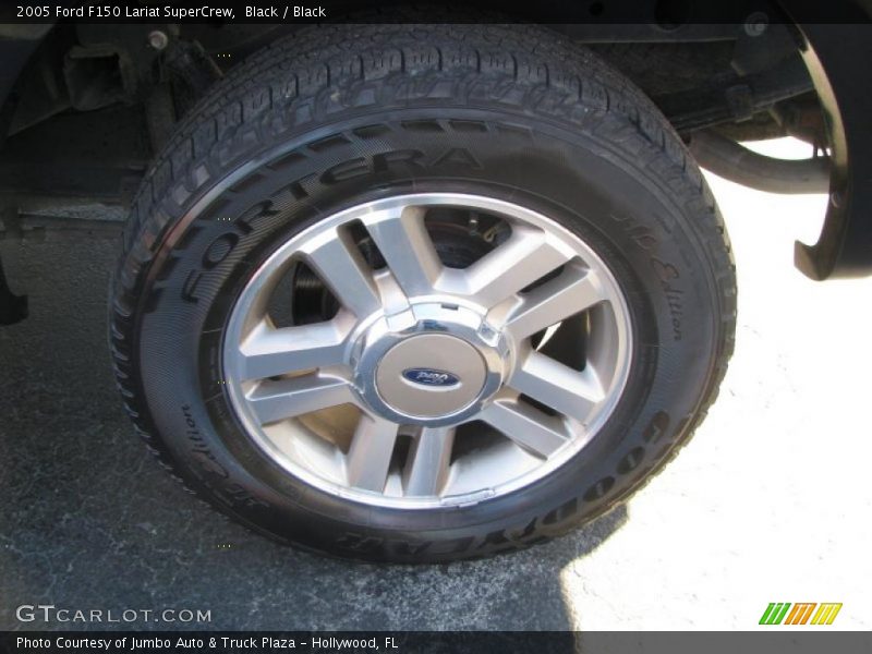 Black / Black 2005 Ford F150 Lariat SuperCrew
