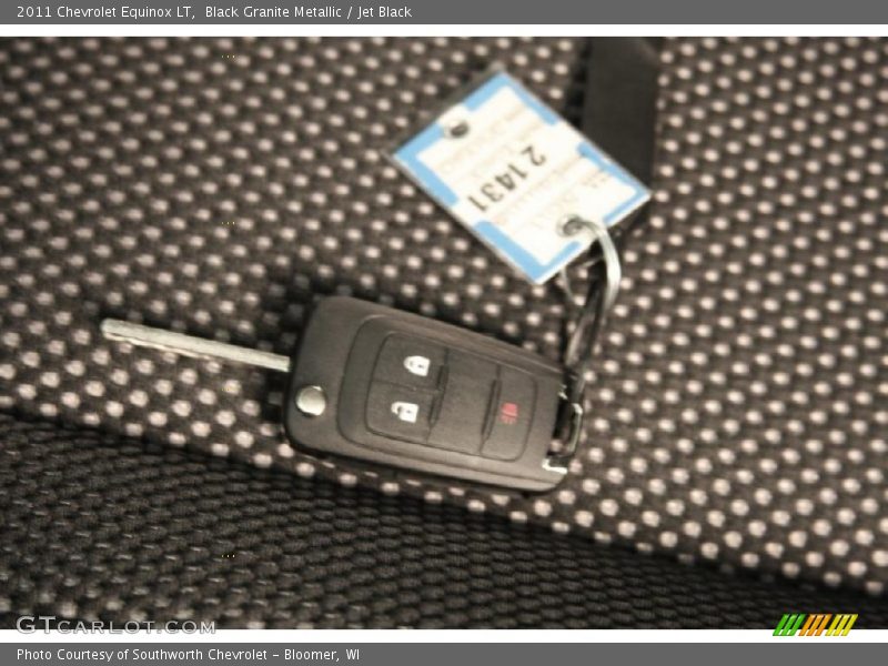 Black Granite Metallic / Jet Black 2011 Chevrolet Equinox LT