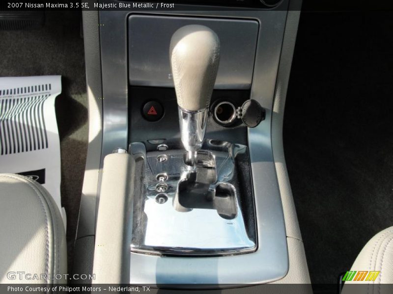 Majestic Blue Metallic / Frost 2007 Nissan Maxima 3.5 SE