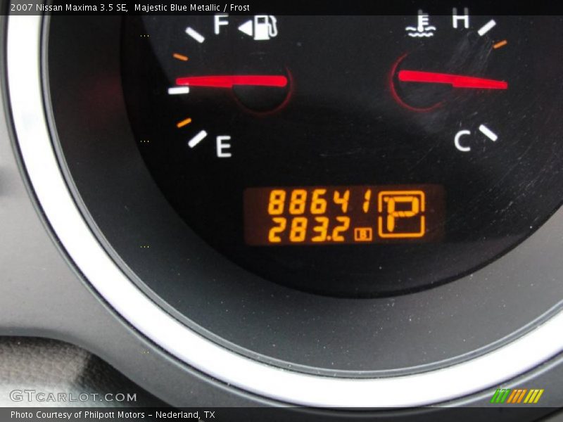 Majestic Blue Metallic / Frost 2007 Nissan Maxima 3.5 SE