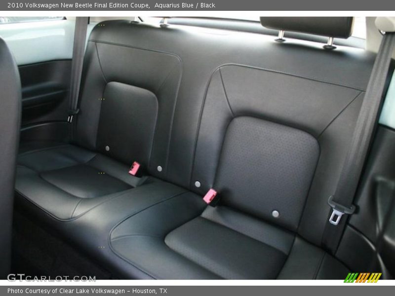 Aquarius Blue / Black 2010 Volkswagen New Beetle Final Edition Coupe