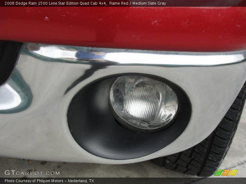Flame Red / Medium Slate Gray 2008 Dodge Ram 1500 Lone Star Edition Quad Cab 4x4
