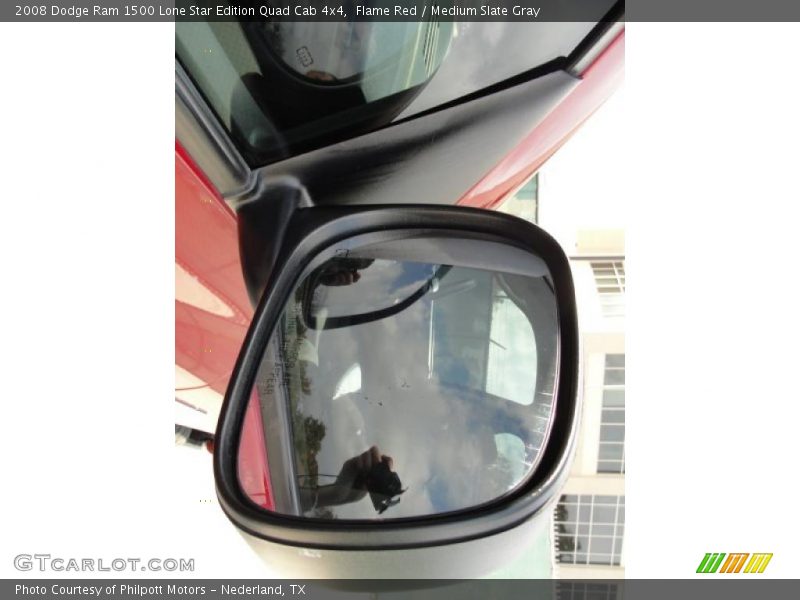 Flame Red / Medium Slate Gray 2008 Dodge Ram 1500 Lone Star Edition Quad Cab 4x4