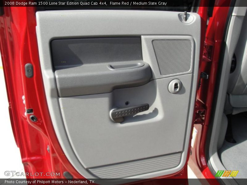 Flame Red / Medium Slate Gray 2008 Dodge Ram 1500 Lone Star Edition Quad Cab 4x4
