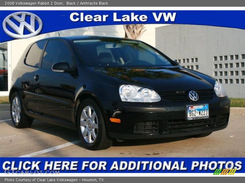 Black / Anthracite Black 2008 Volkswagen Rabbit 2 Door