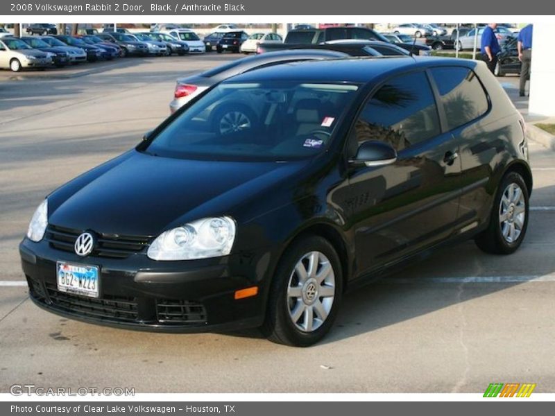 Black / Anthracite Black 2008 Volkswagen Rabbit 2 Door
