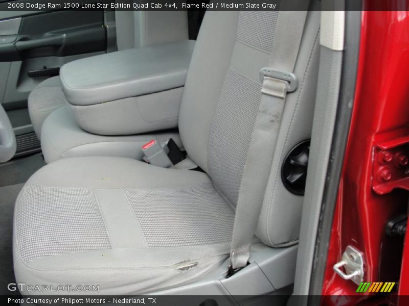 Flame Red / Medium Slate Gray 2008 Dodge Ram 1500 Lone Star Edition Quad Cab 4x4