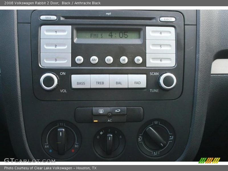 Black / Anthracite Black 2008 Volkswagen Rabbit 2 Door