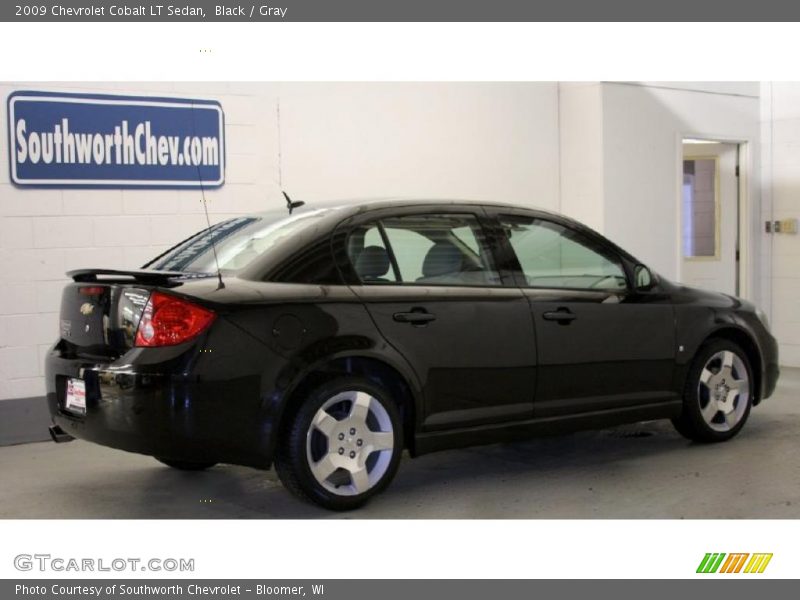 Black / Gray 2009 Chevrolet Cobalt LT Sedan