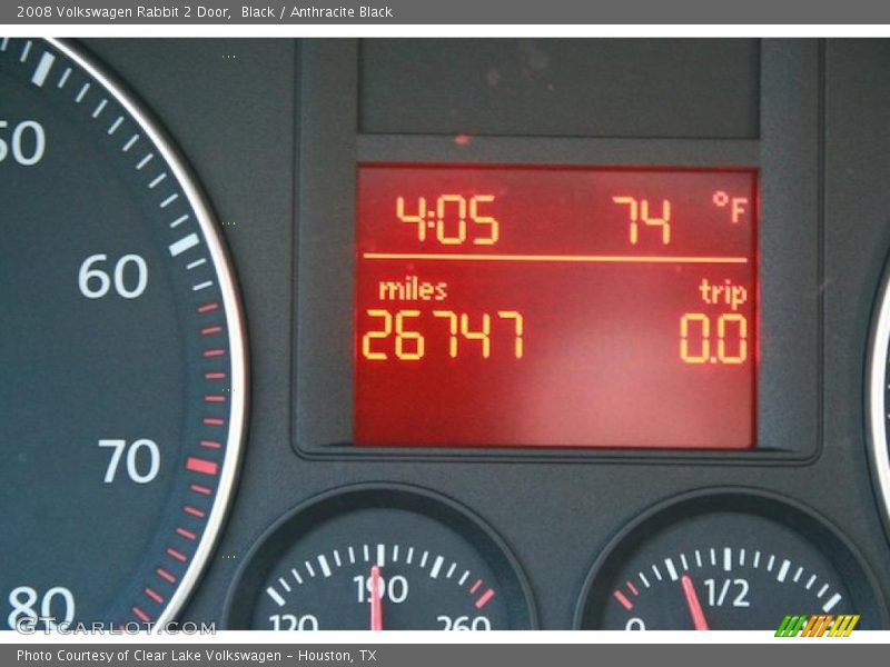 Black / Anthracite Black 2008 Volkswagen Rabbit 2 Door