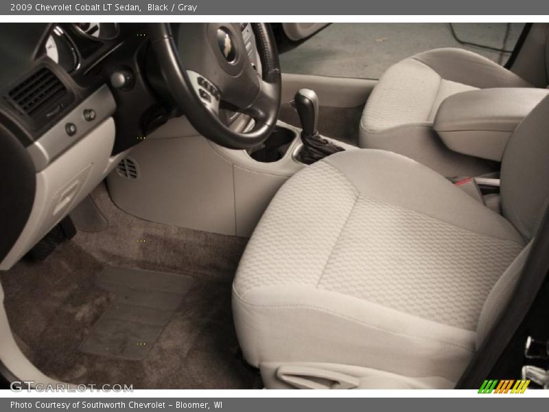 Black / Gray 2009 Chevrolet Cobalt LT Sedan