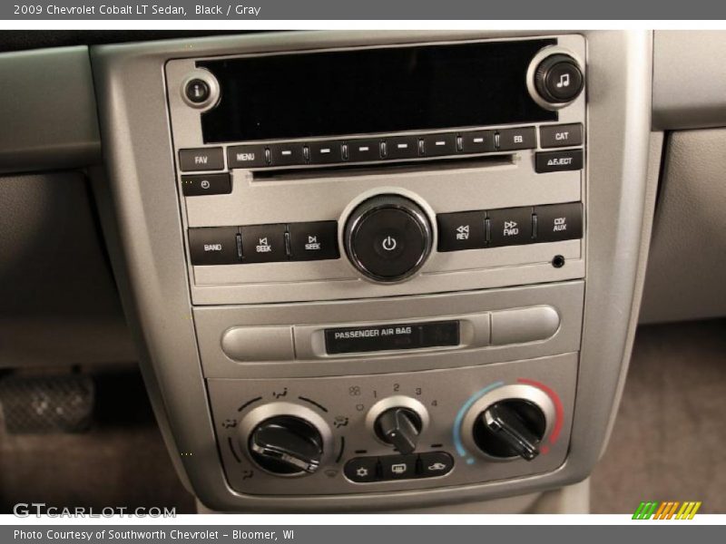 Black / Gray 2009 Chevrolet Cobalt LT Sedan