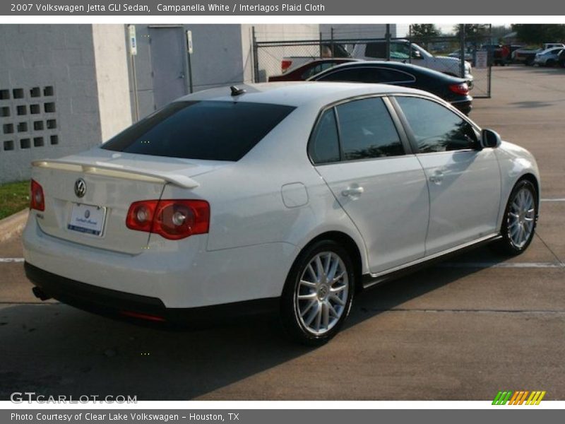 Campanella White / Interlagos Plaid Cloth 2007 Volkswagen Jetta GLI Sedan